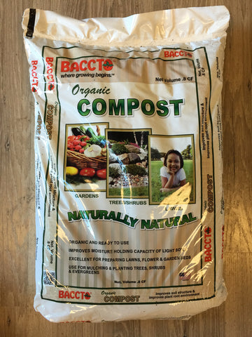 Baccto - .8 CF Organic Compost - Naturally Natural Veggie Mix - Made in USA