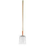 AMF6 - 6 Tine Manure Fork 54" Northern Ash Handle