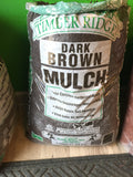 Timber Ridge Dark Brown Mulch 2CF