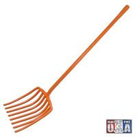 APF805 - 8 Tine Poly Scoop Fork - 48" Long Handle