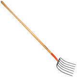 AMF6 - 6 Tine Manure Fork 54" Northern Ash Handle