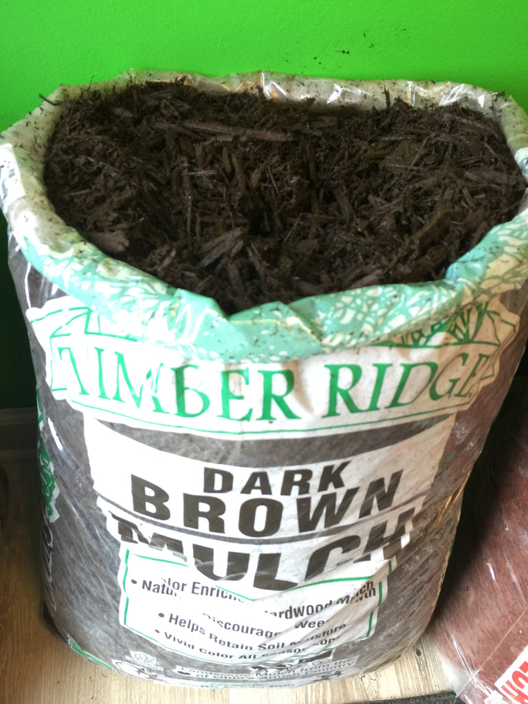 Timber Ridge Dark Brown Mulch 2CF – Friction Landscape Supply