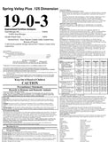 Endure 19-0-3 Dimension